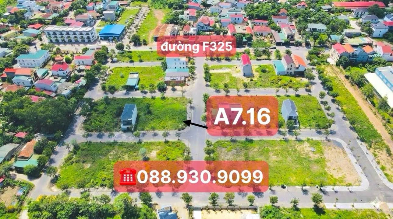 Đất nền F325 Đồng Hới - 114m² - Mặt tiền đường 17m - Giá 2 tỷ