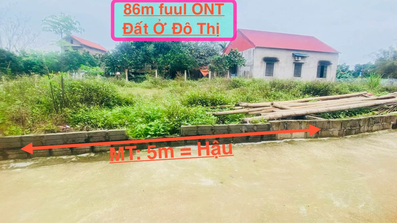 Đất nền Ba Vì 86m² - Vài Trăm Triệu, Sổ Đỏ Sẵn Sàng