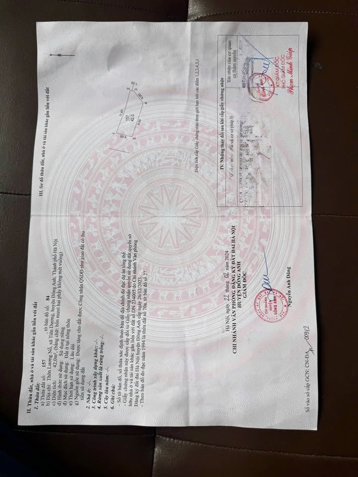 Nhà 3 Tầng Kiên Cố - Lương Nỗ, Sơn Tây - 42m² - Oto Vào Nhà