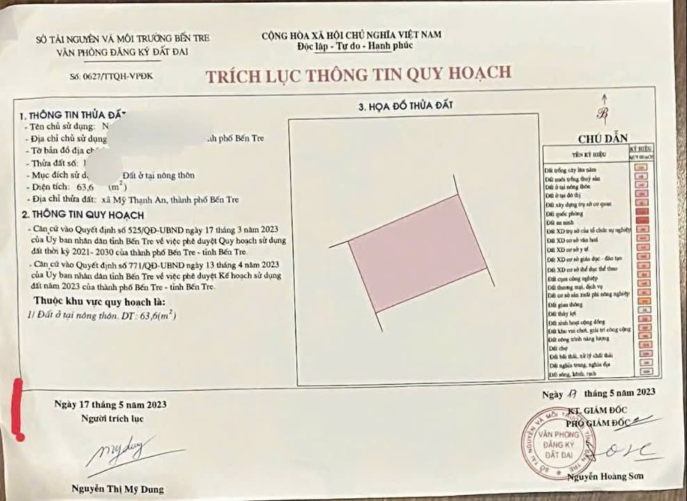 Đất nền Mỹ Thạnh An, Bến Tre 63m² - Đất thổ cư 100%