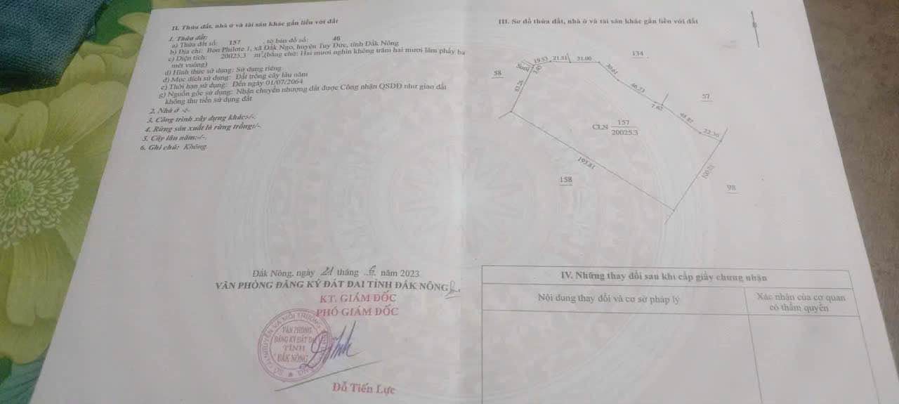 Đất Vườn Đăk Glong 2.3ha - Tiềm Năng Chuyển Đổi Cây Trồng, Giá 1.8 Tỷ