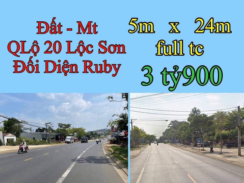 Đất nền Trần Phú Bảo Lộc 120m² - Sổ đỏ chính chủ, 3.9 tỷ