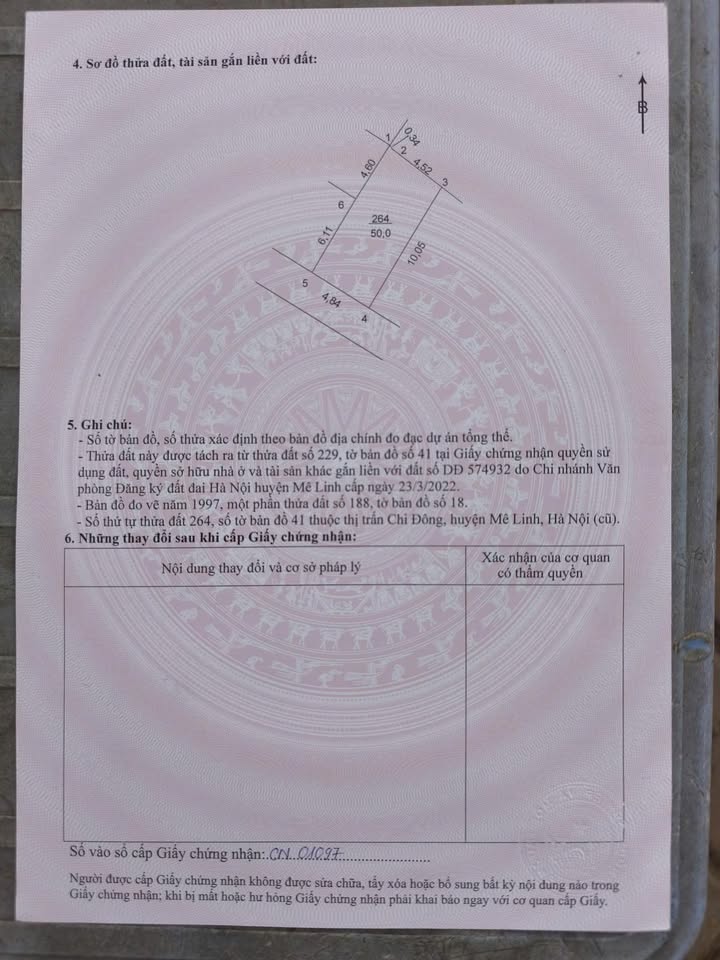 Đất Nền Chi Đông, Mê Linh 50m² - Sổ Đỏ Chính Chủ, Ô Tô Tận Nơi!