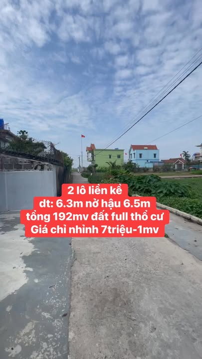 Bán Đất Nền Mặt Tiền Biển Giao Hải, Nam Định - 192m² Full Thổ Cư, Giá Tốt