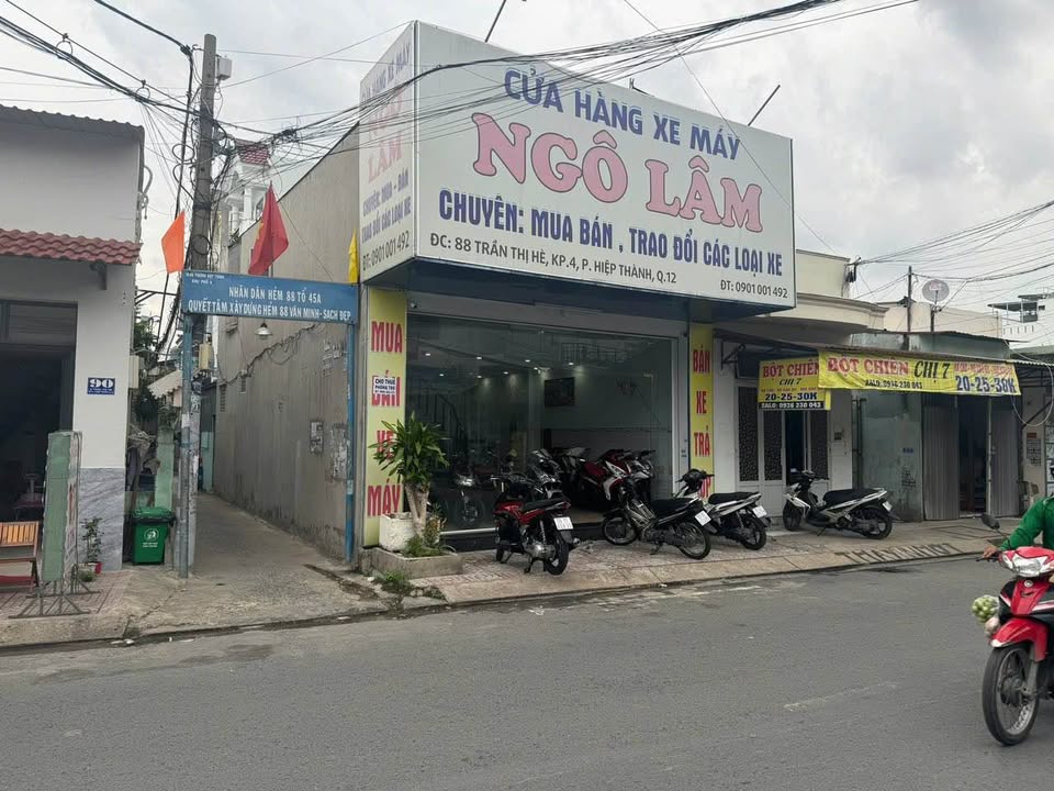 Nhà Phố Trần Thị Hè Q12 7.9 Tỷ - Mặt tiền kinh doanh!