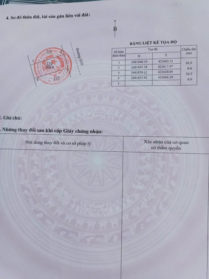 Đất nền H10 Bắc Lệnh Lào Cai 109m² – Sổ đỏ sẵn sàng, tiềm năng tăng giá!