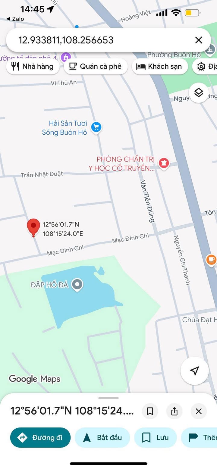 Đất nền Buôn Hồ 115m² giá 980 triệu - Sổ đỏ chính chủ