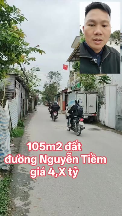 Đất Mặt Tiền Nguyễn Tiềm, TP Vinh 105m² - Kinh Doanh/Giữ Tài Sản
