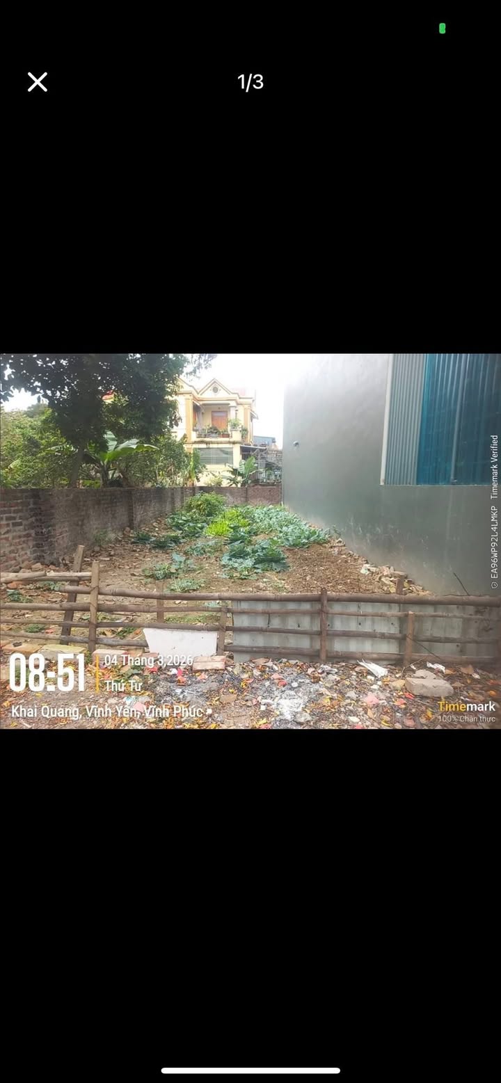 Đất nền Khai Quang 50m² Vĩnh Yên - Sổ đỏ chính chủ, đường ô tô!