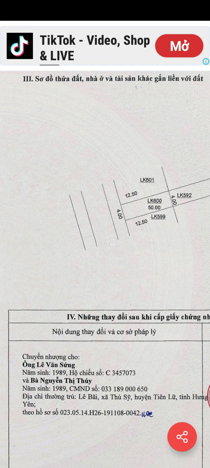 Đất nền Phân khu Hòa Bình Yên Nghĩa 50m² - Đường to ô tô
