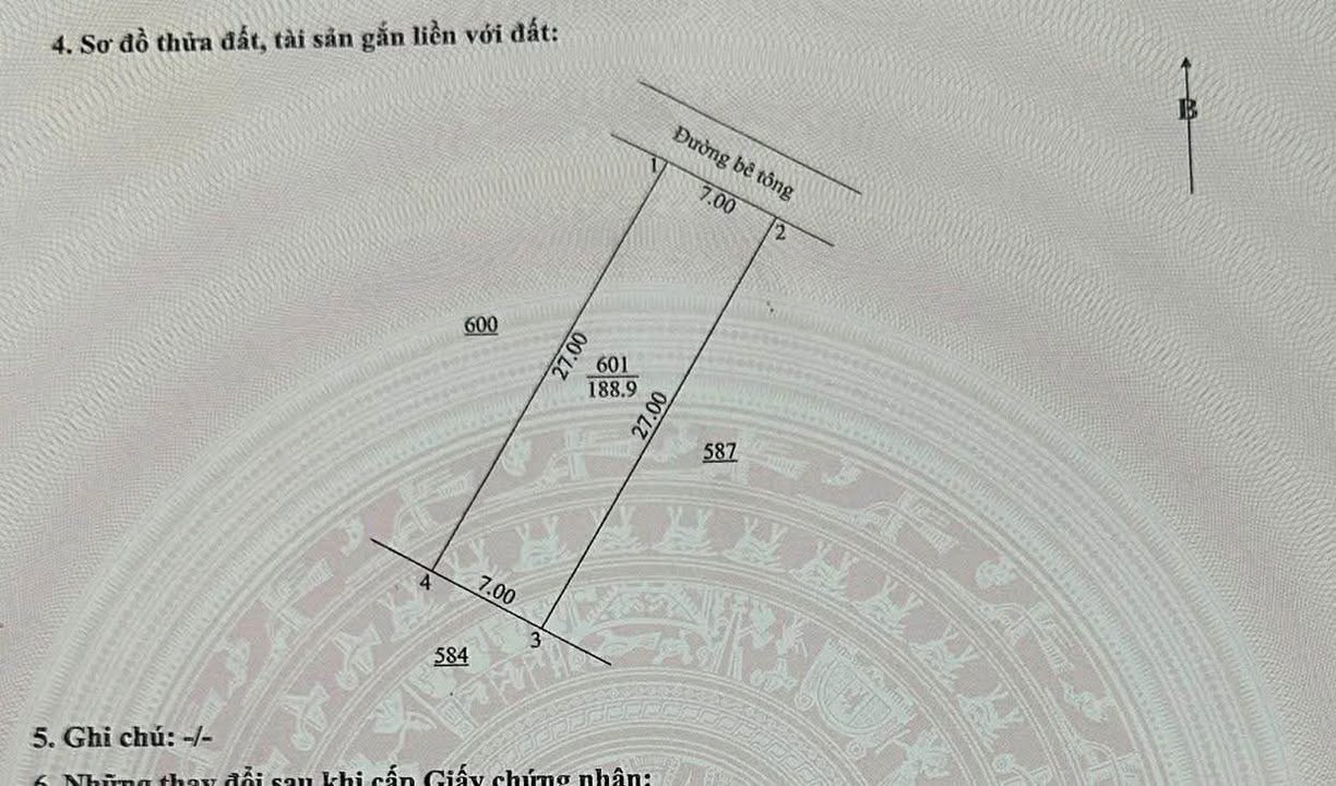 Đất thổ cư 189m² Xã Cửa Tùng, Quảng Trị - Chỉ 220 Triệu