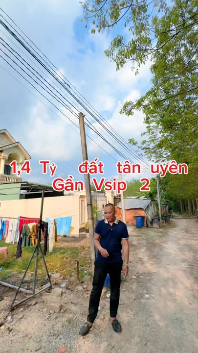 Đất nền KCN VSIP 2 Thủ Dầu Một 180m² - Sổ đỏ chính chủ, thổ cư 100%