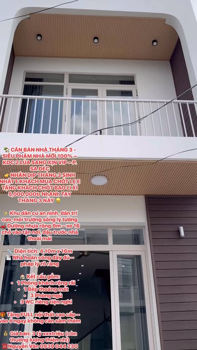Nhà Riêng Sa Đéc 65m² - Full Nội Thất, Sẵn Sàng Vào Ở Ngay!
