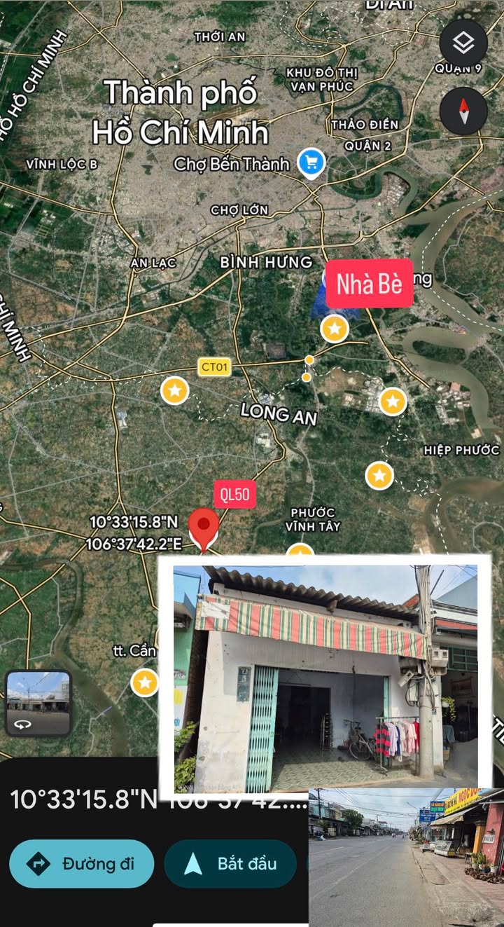 Nhà Phố Cấp 4 Quốc Lộ 50 Cần Giuộc 198m² - Mặt Tiền Kinh Doanh Vàng!