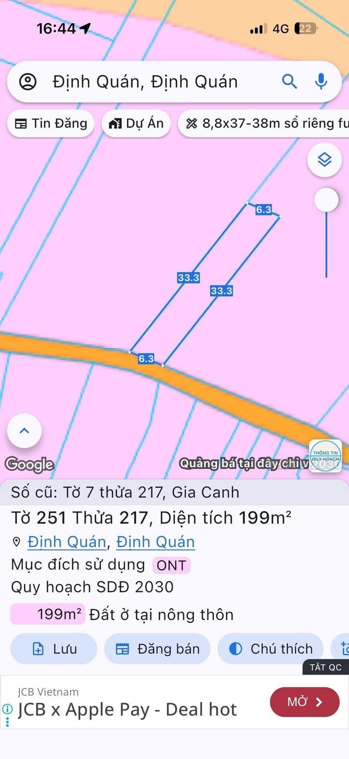 Bán đất Gia Canh, Đồng Nai - 236m² thổ cư, sổ hồng riêng - Giá 900 triệu