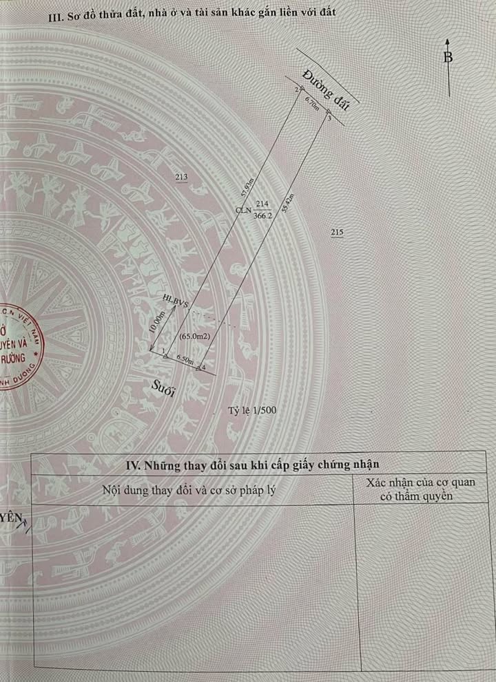 Đất nền Vĩnh Tân Tân Uyên 366m² 1 tỷ - Giá tốt hiếm có