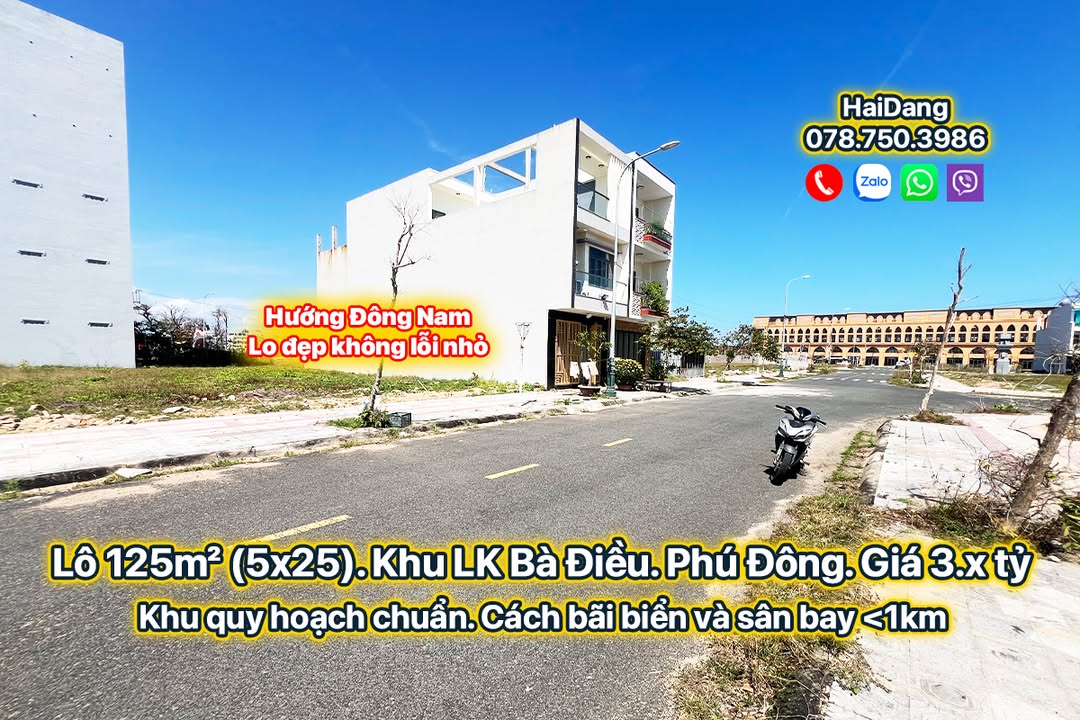Đất nền Phú Đông, Tuy Hoà 125m² - Tiềm năng tăng giá vượt trội!