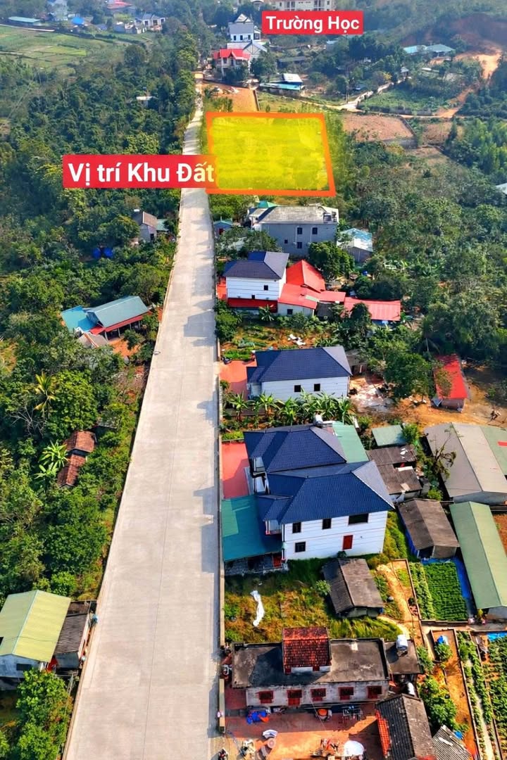 Bán Đất Tam Đảo 500m² - Mặt tiền 15m, Sổ đỏ Full Thổ cư, Gần Tây Thiên