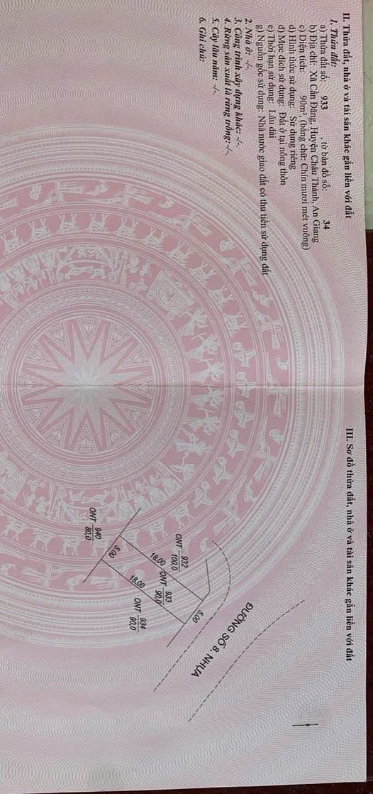 Bán Nền Đất KĐT Cần Đăng, An Giang - 90m² Hướng Bắc - 1.15 Tỷ