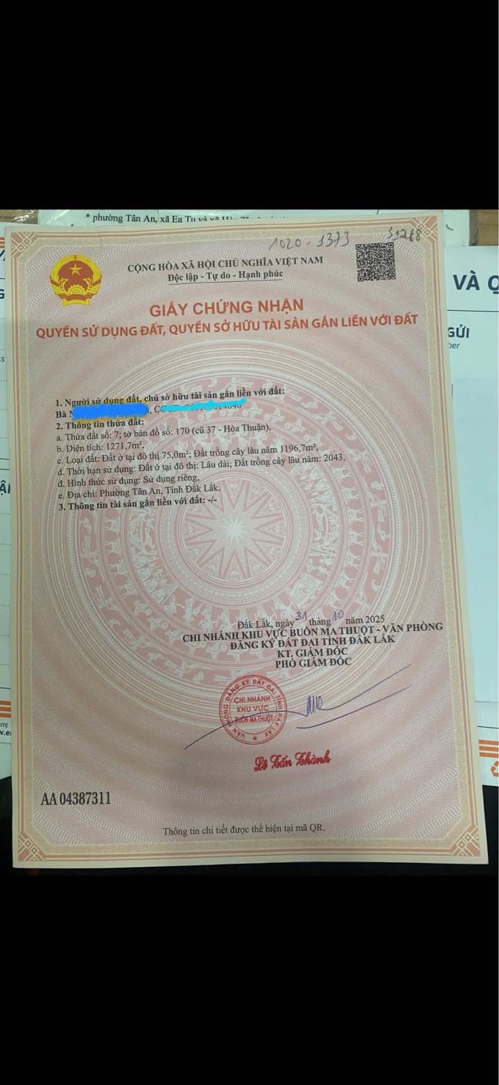 Đất Vườn Buôn Ma Thuột 75m² - Vừa Ở Vừa Thu Sầu Riêng