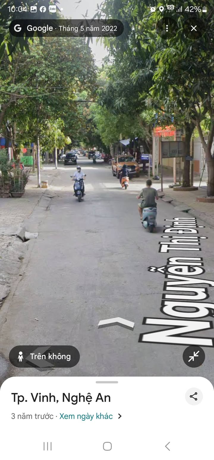 Đất nền 74m² Đường Ng Thị Định TP Vinh - Sổ đỏ chính chủ