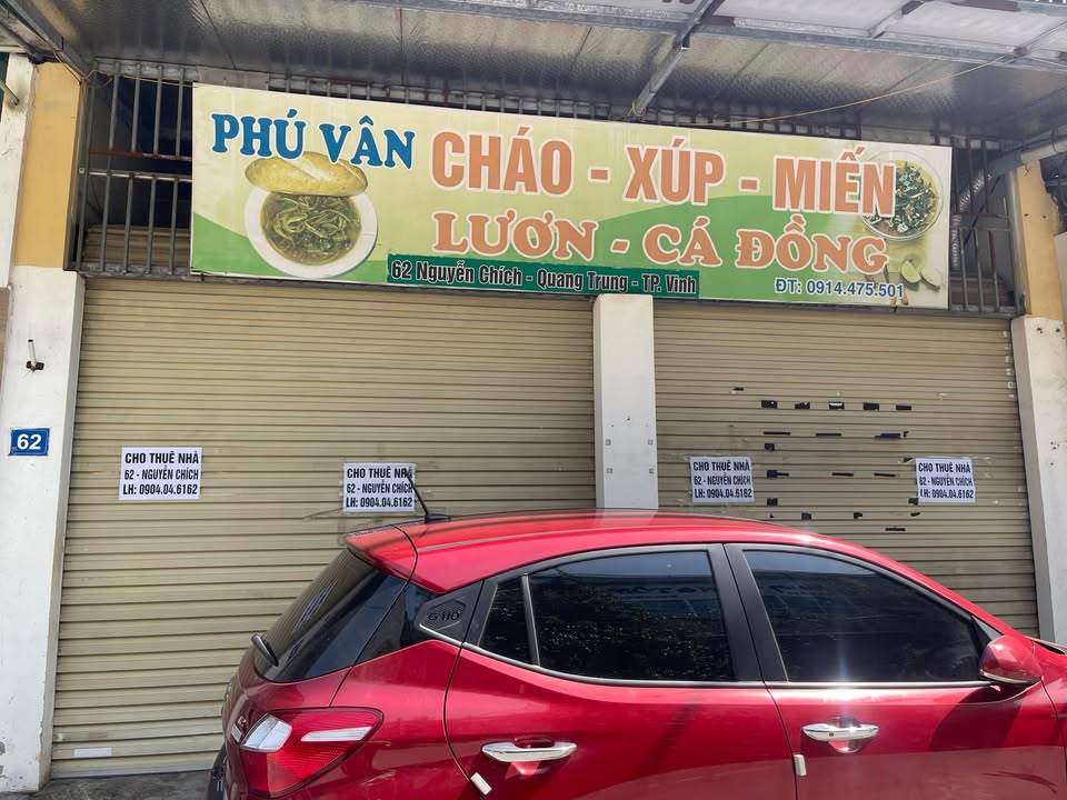 Mặt bằng 62 Nguyễn Chích TP Vinh 160m² - Mặt tiền kinh doanh!