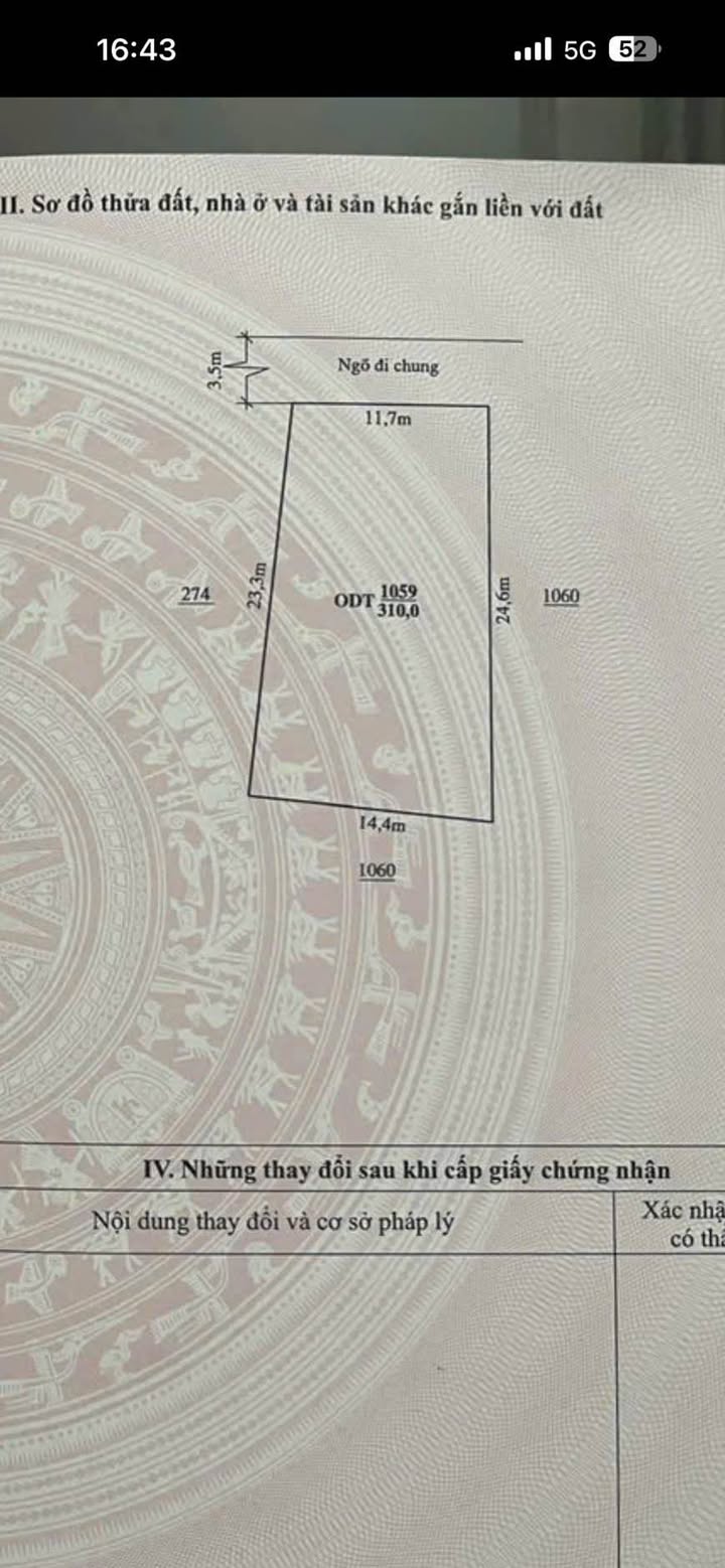 Nhà phố Thanh Hóa 310m² 9.6 tỷ - Chính chủ bán