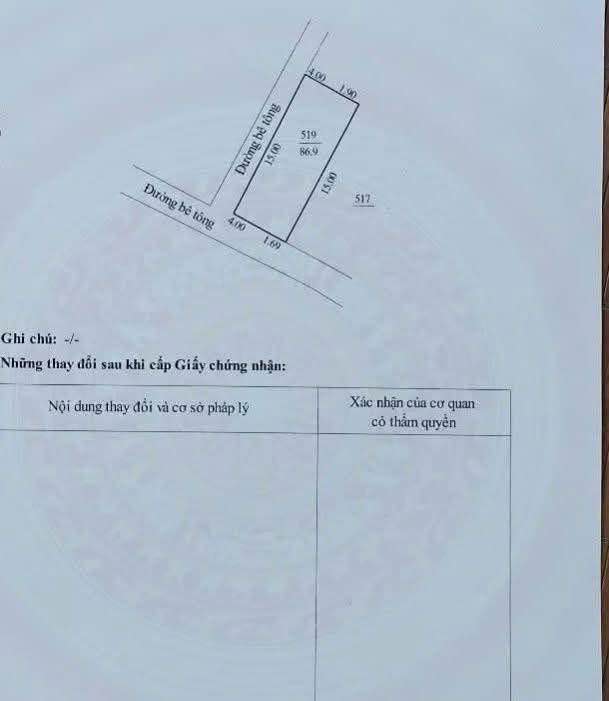 Đất nền Tổ 7 Hữu Nghị 87m² 2 tỷ - Đường to ô tô thông thoáng