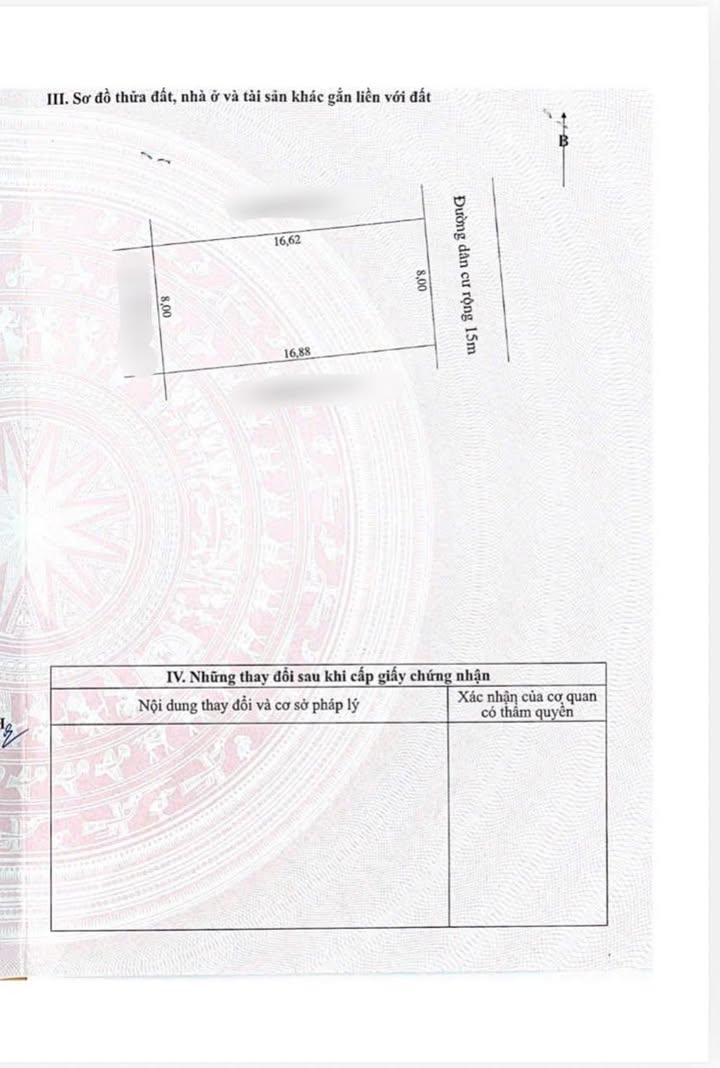 Đất nền Thạch Hà, Hà Tĩnh 134m² - Sổ đỏ chính chủ, đường 15m!