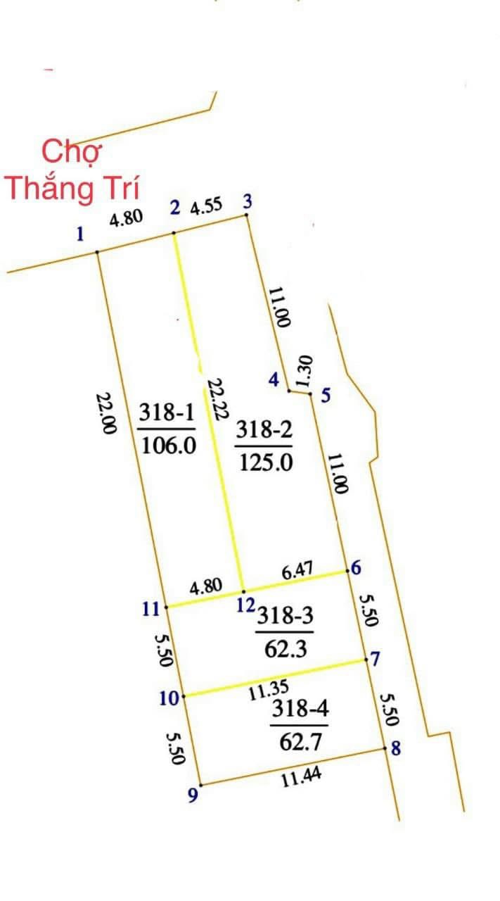 Đất nền Thị trấn Sóc Sơn 62.3m² – Sổ đỏ chính chủ, tiềm năng đầu tư!