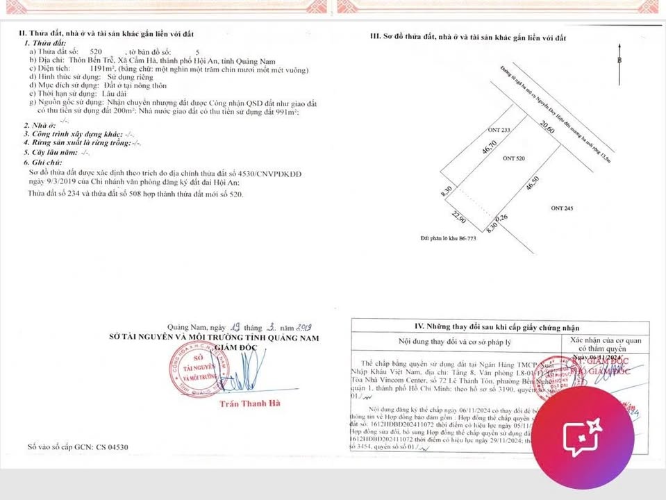 Đất nền Ngũ Hành Sơn 1191m² 26 tỷ - Sổ đỏ chính chủ