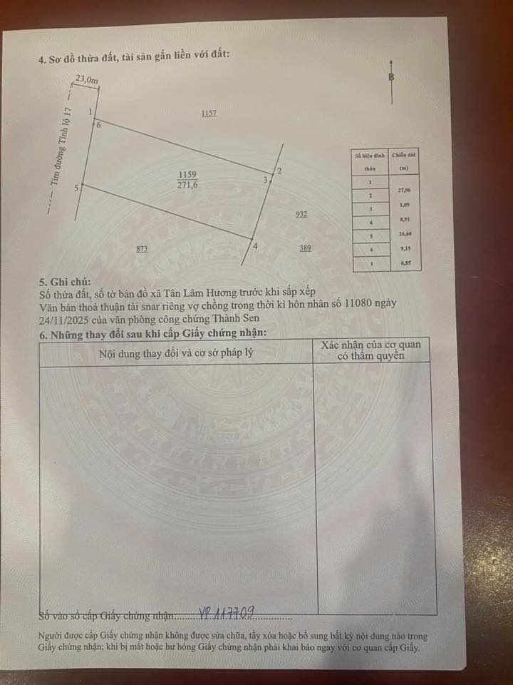 Đất nền Thạch Long 270m² - Mặt đường TL17, Thổ cư 100%!