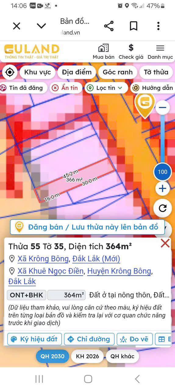 Đất nền Krông Bông 368m² Tỉnh lộ 9 - Sổ đỏ chính chủ, giá tốt!