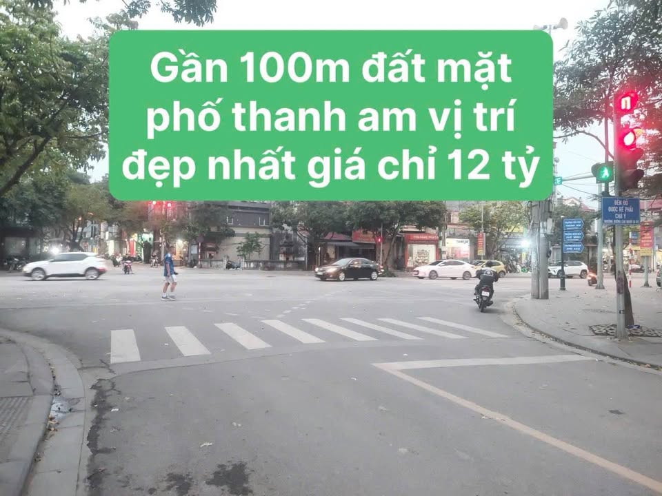 Đất nền Thanh Am, Long Biên 100m² - Sổ đỏ chính chủ, giá 12 tỷ!