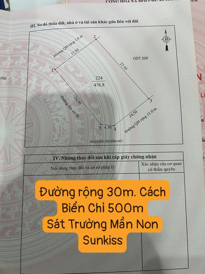 Đất nền Nghi Hương, Cửa Lò 190m² - Sổ đỏ chính chủ, tiềm năng tăng giá!