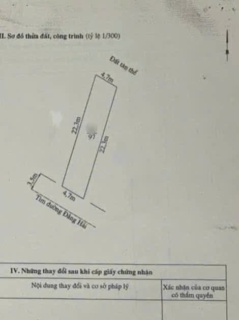 Nhà Mặt Tiền Đằng Hải, Hải An - 97m², 8.2 Tỷ, Tặng Nhà Mới Xây