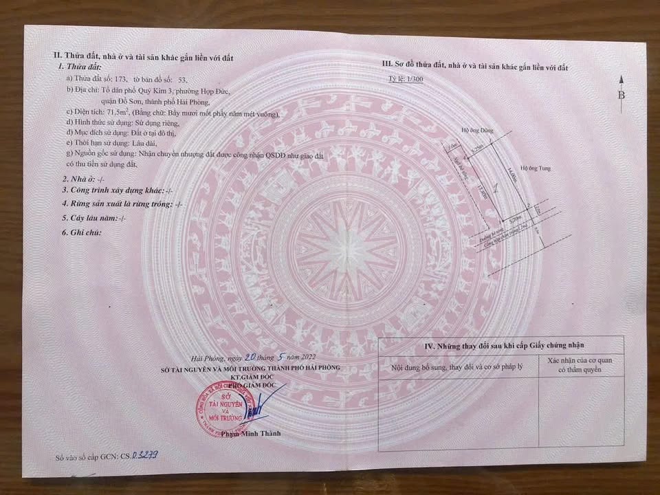 Đất nền góc Hải Phòng - 72m² hướng Đông Nam, giá tốt tại Đồ Sơn