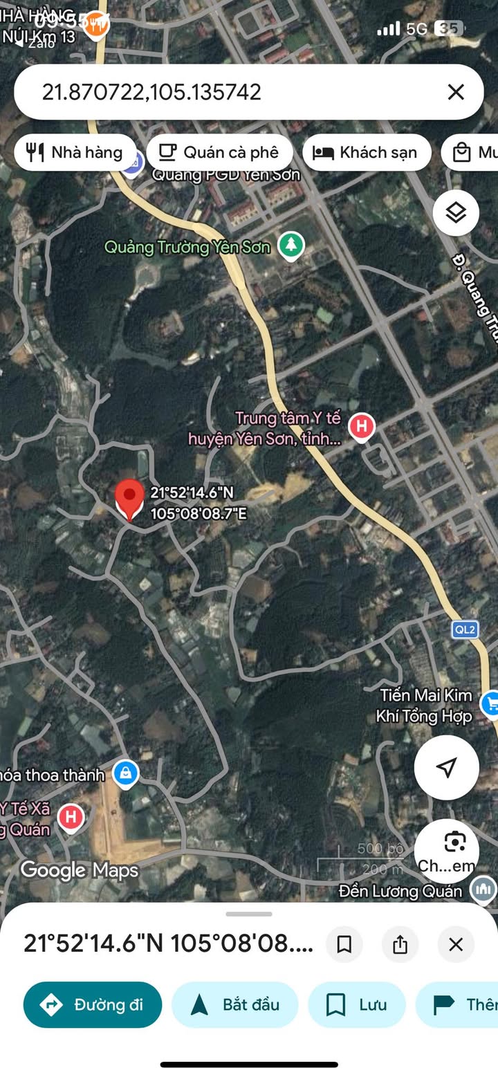 Bán đất 72m² Yên Sơn, Hàm Yên - Sổ đỏ sẵn sàng, giá 1 tỷ