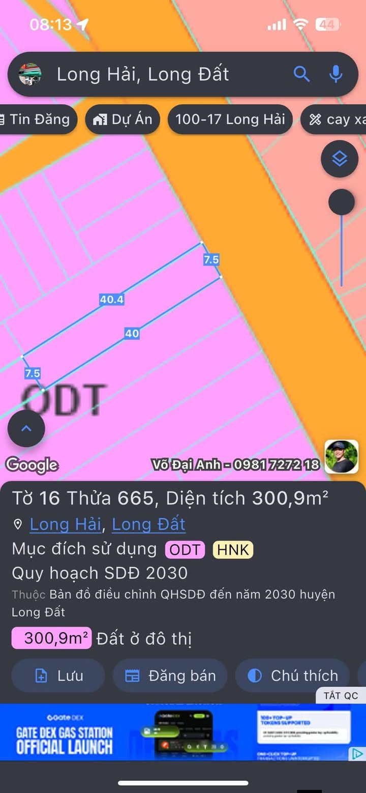 Đất nền Long Hải - Mặt tiền Nguyễn Lương Bằng 60m² - Giá 1.08 tỷ