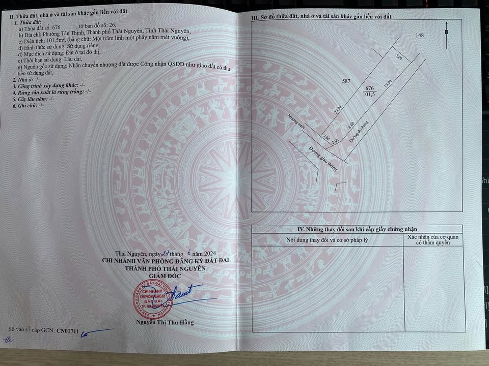 Đất nền Khu Hoàng Gia Thái Nguyên 101m² 2 tỷ - Vị trí đắc địa!