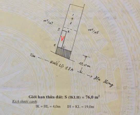 Đất nền MT QL18 Quảng Yên 76m² - Đầu tư/Kinh doanh sinh lời