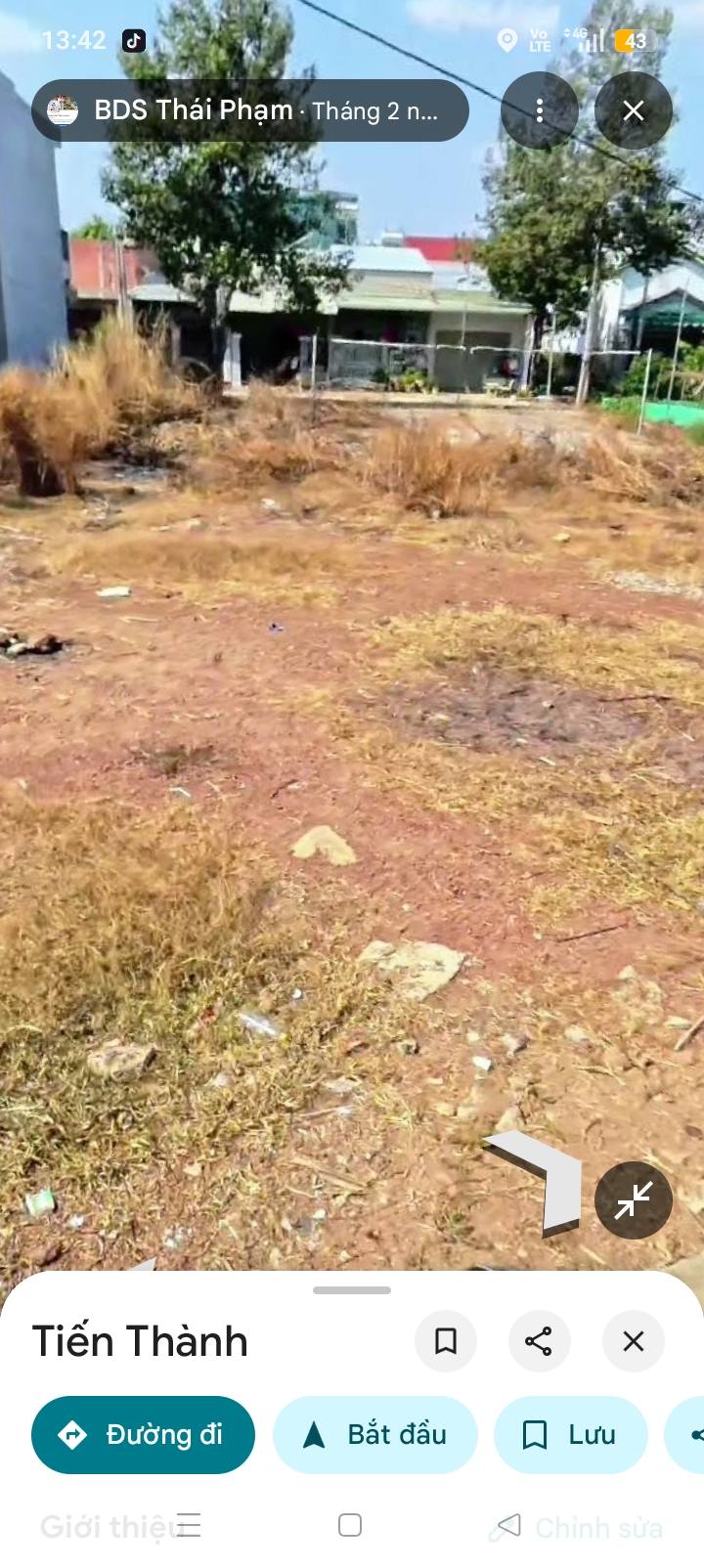 Đất nền Đồng Xoài 156m² - Hai Mặt Tiền, Sổ Hồng Sẵn, Giá 1.2 Tỷ