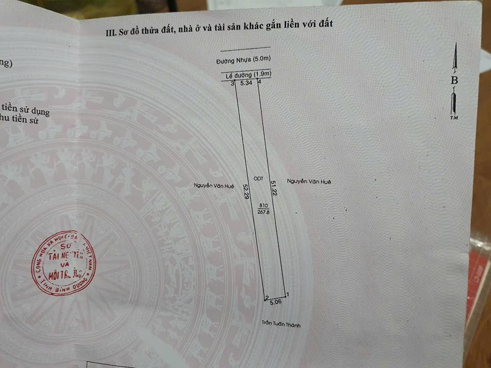 Nhà đất Phú Hòa, Thủ Dầu Một 267m² - Sổ hồng sẵn!