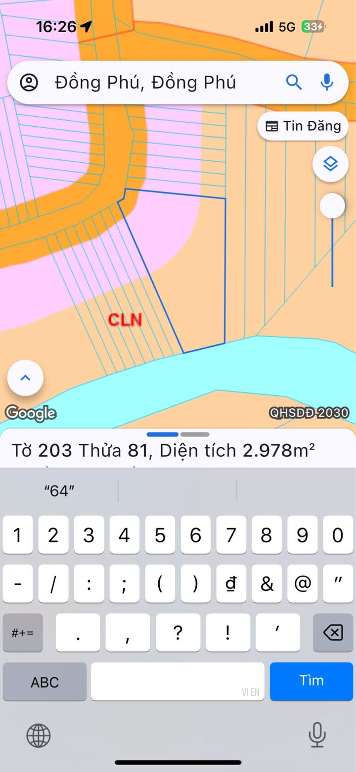 Đất nền KCN Nam Đồng Phú 3000m² - Sổ đỏ chính chủ