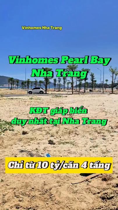 Townhouse 4 Tầng Vinpearl Bay Nha Trang 63m² - Giá 15.6 Tỷ