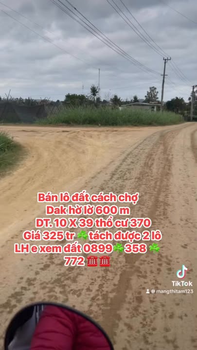 Đất Nền 370m² Giá 3.25 Tỷ Gần Chợ Đak Hờ Lờ, Gia Lai - Sổ Đỏ Sẵn Sàng