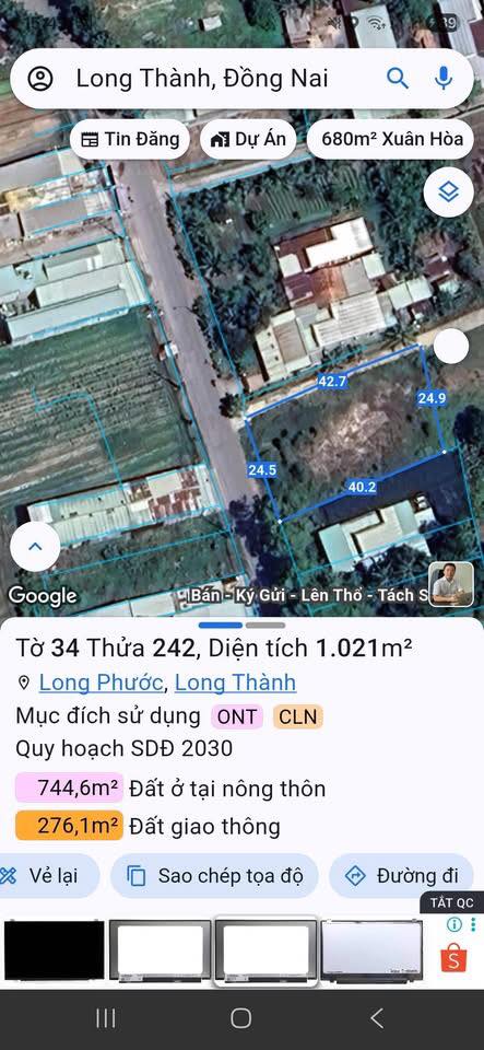 Bán Gấp Đất Long Thành 300m² Sổ Riêng Thổ Cư - Giá 25 Tỷ