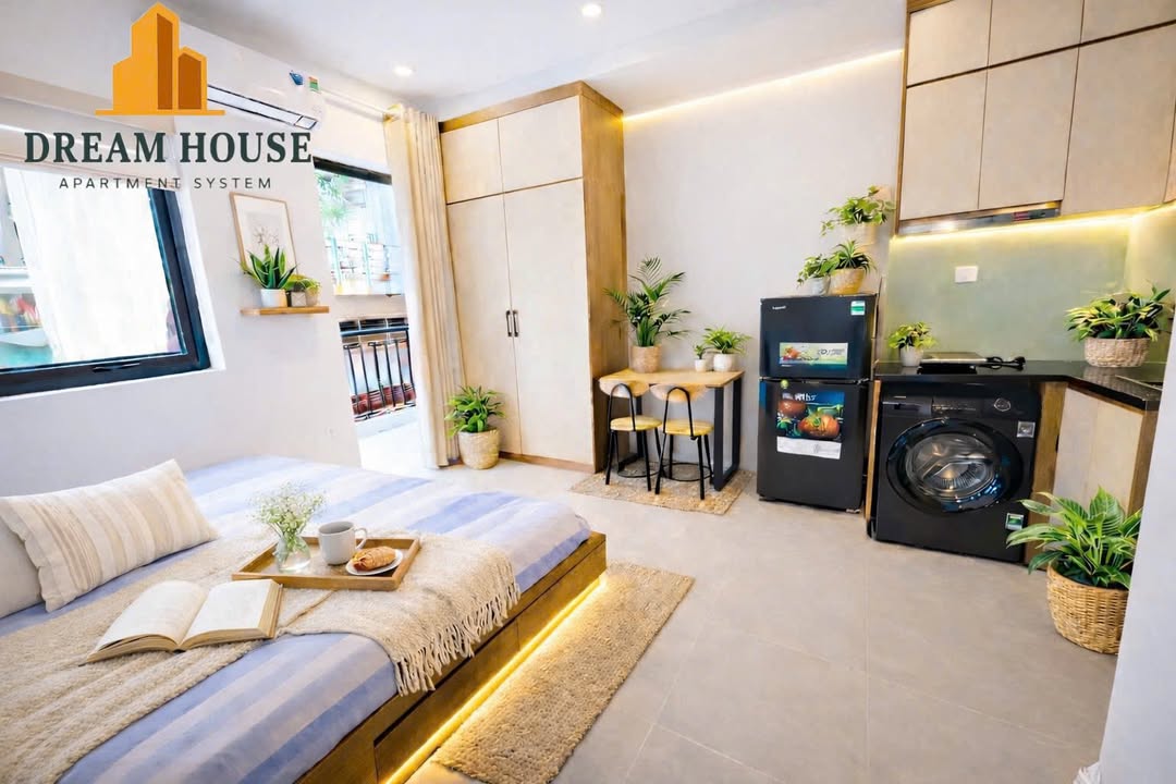 Cho thuê Căn hộ TOÀ MỚI 30-35m² Đội Cấn, Ba Đình - An toàn, tiện nghi