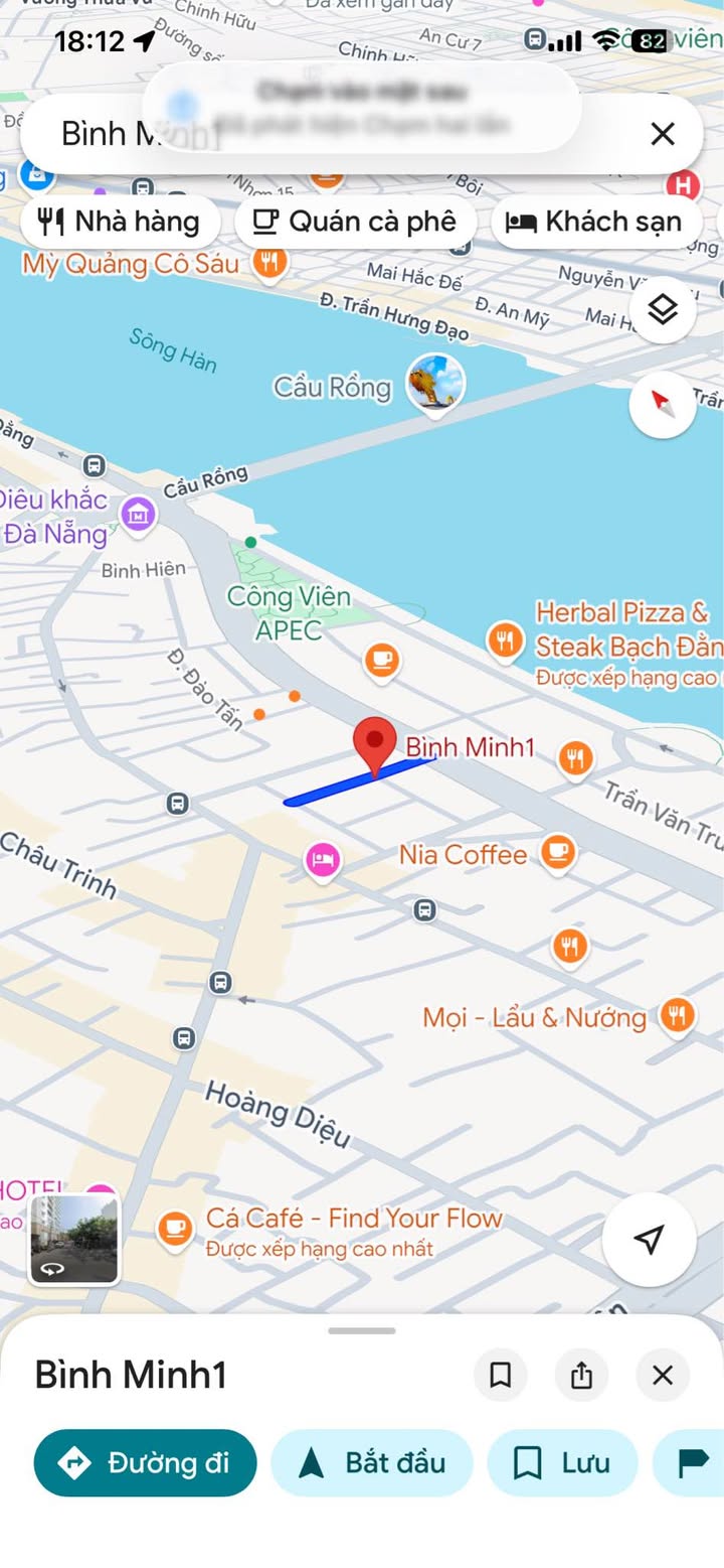 Nhà Mặt Tiền Bình Minh 1, Đà Nẵng - 100m², Sát Cầu Rồng, Giá 1 Tỷ