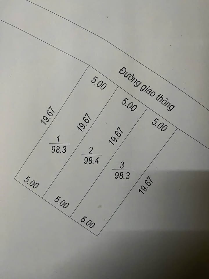 Đất nền Thịnh Đán, Thái Nguyên 98m² - Đất thổ cư 100%